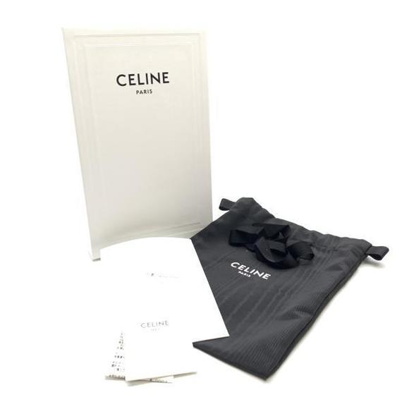 Celine Triomphe Shiny Calfskin Long Wallet Black - Picture 10 of 10